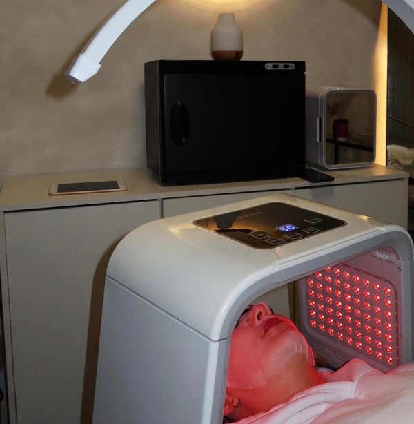 LED light therapy treatment at HLP Advanced Skin clinic in Prestatyn, North Wales